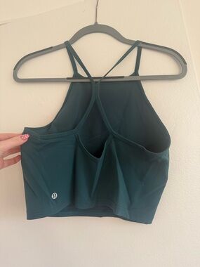 lululemon athletica Teal Strappy Crop Sports Bra